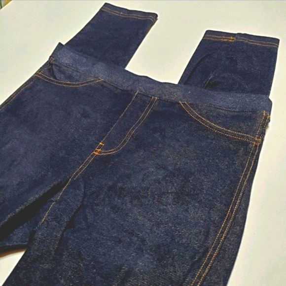 Jeggings w/ Stretch Dark Blue   Demin Style Size M - Picture 6 of 11